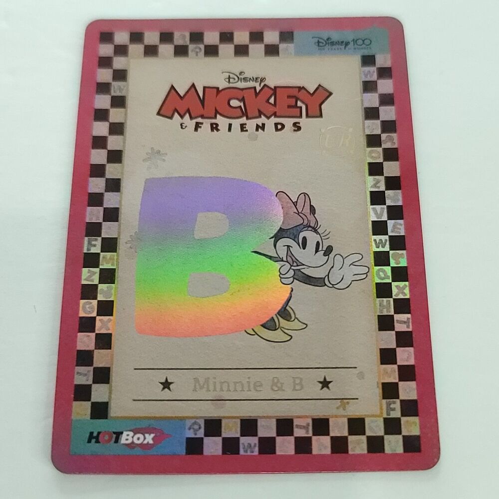 2023 Disney 100  Hotbox Mickey & Friends Cheerful Minnie UR HDM-ZM-04 Alphabet B